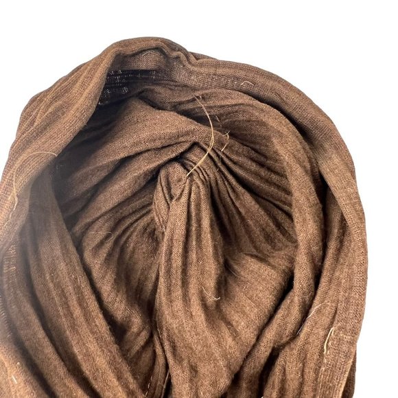 Vintage Loomcraft Empire Washable Silk Brown Turban Hat main image 4